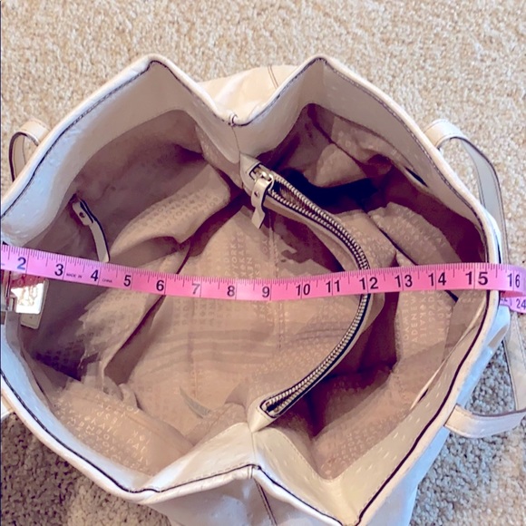 Kate Spade Cream Ostrich Print Leather - Picture 13 of 13